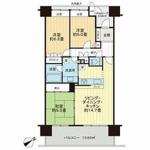 3LDK 間取り図