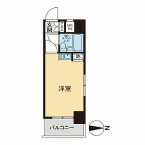 ワンルーム 間取り図