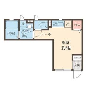 ワンルーム 間取り図