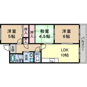 3LDK 間取り図