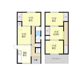 5DK 間取り図