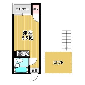 ワンルーム 間取り図