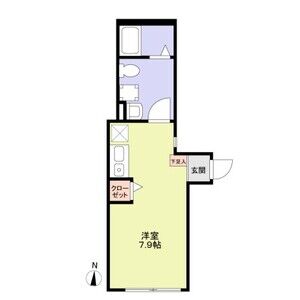ワンルーム 間取り図