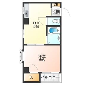 ワンルーム 間取り図