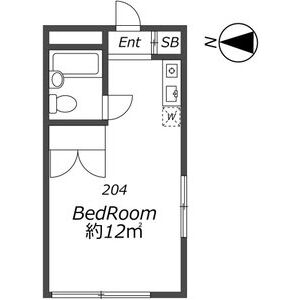 ワンルーム 間取り図