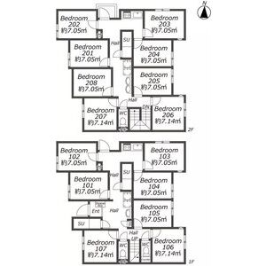 ワンルーム 間取り図
