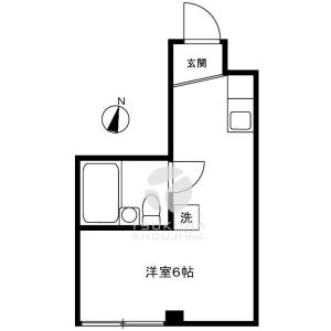 ワンルーム 間取り図