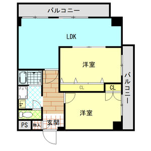 3LDK 間取り図