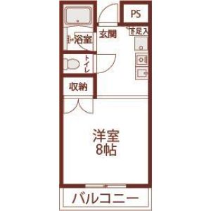 ワンルーム 間取り図