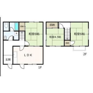 3DK 間取り図