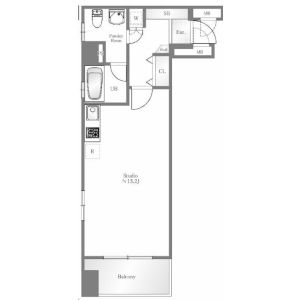ワンルーム 間取り図