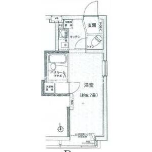 ワンルーム 間取り図