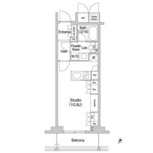 ワンルーム 間取り図