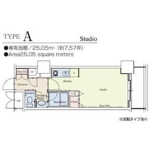 ワンルーム 間取り図