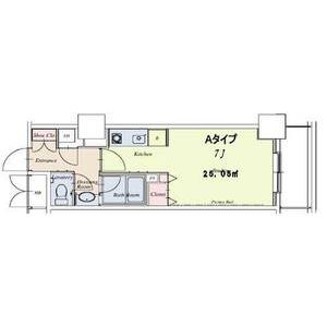 ワンルーム 間取り図