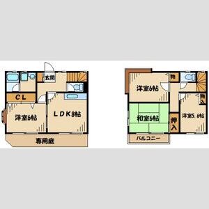4LDK 間取り図