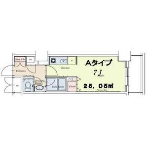 ワンルーム 間取り図