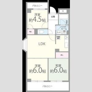 3LDK 間取り図