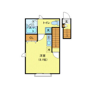 ワンルーム 間取り図
