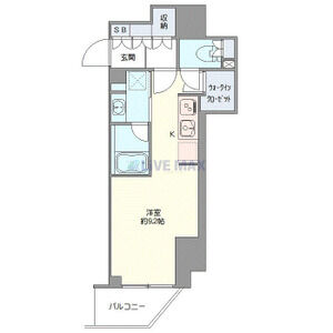 ワンルーム 間取り図