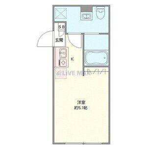 ワンルーム 間取り図