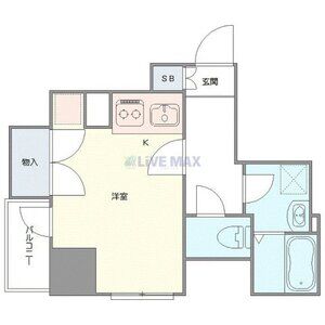 ワンルーム 間取り図