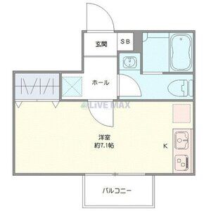 ワンルーム 間取り図