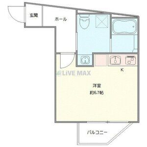 ワンルーム 間取り図