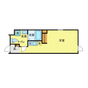 ワンルーム 間取り図