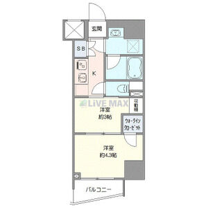 2K 間取り図