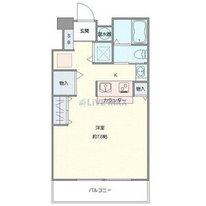 ワンルーム 間取り図