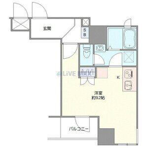 ワンルーム 間取り図