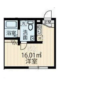 ワンルーム 間取り図