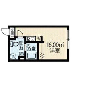 ワンルーム 間取り図
