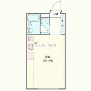 ワンルーム 間取り図