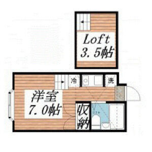 ワンルーム 間取り図