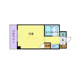 ワンルーム 間取り図