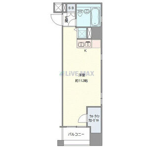 ワンルーム 間取り図