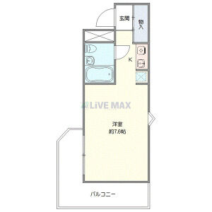 ワンルーム 間取り図