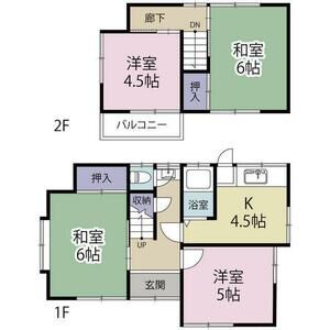 4K 間取り図