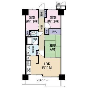 3LDK 間取り図
