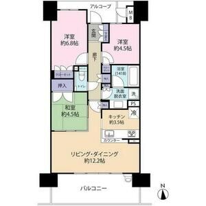 3LDK 間取り図