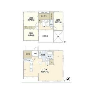3LDK 間取り図
