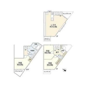 3LDK 間取り図