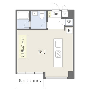 ワンルーム 間取り図