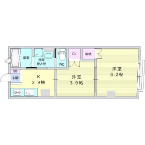 2K 間取り図
