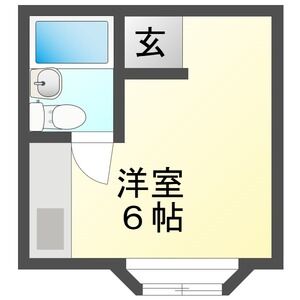 ワンルーム 間取り図