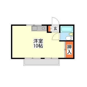 ワンルーム 間取り図