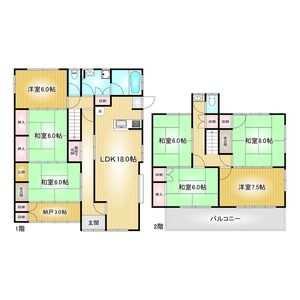 6LDK 間取り図