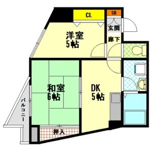 2K 間取り図